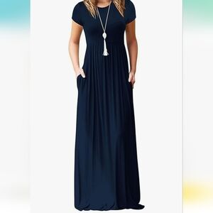 Navy Blue Maxi Dress
